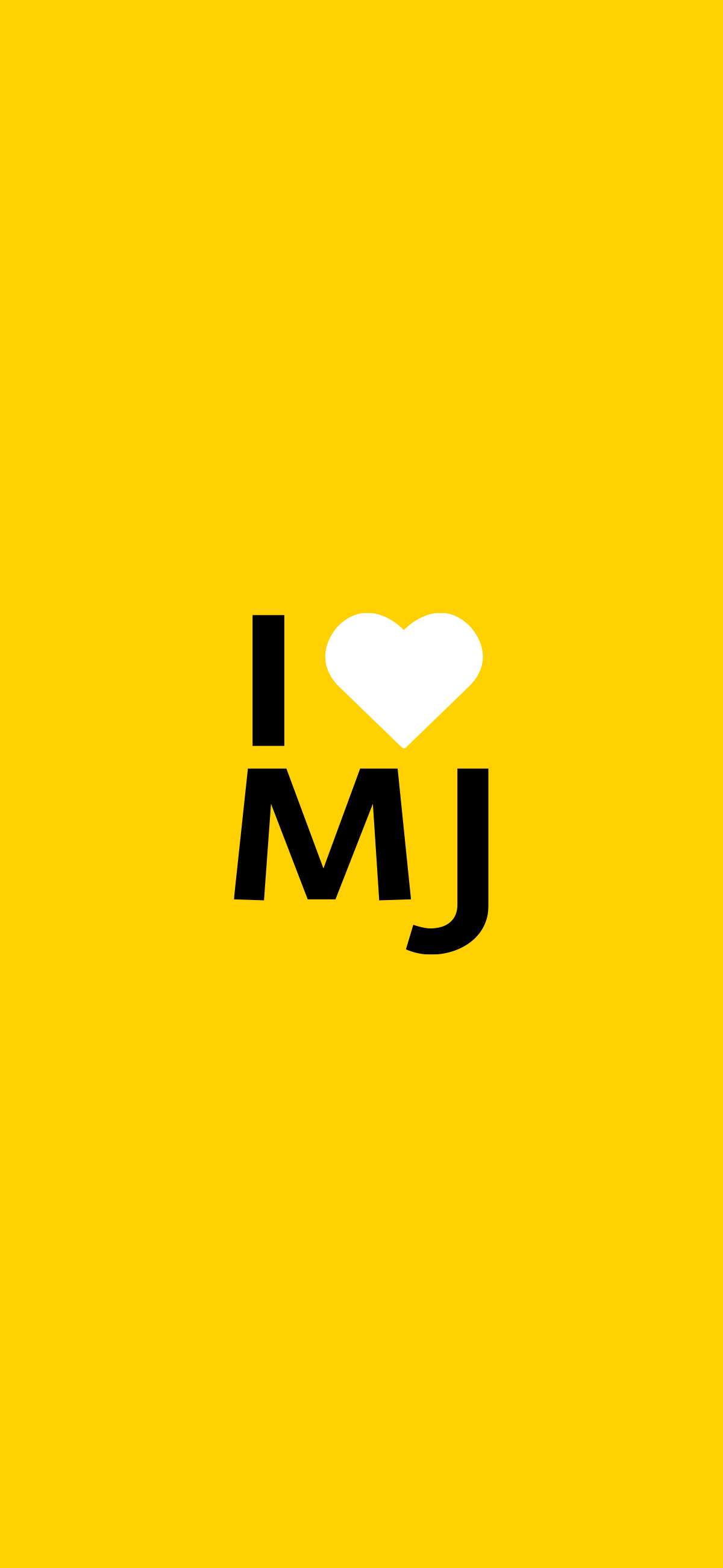 I Love MJ - Yellow